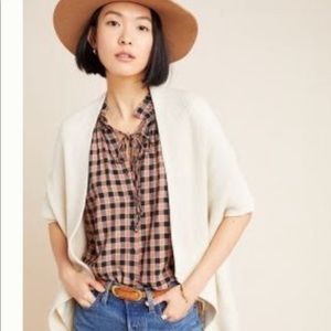 Anthropologie Cream Cardigan